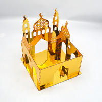 Prix moins cher Eid Home Decor Ramadan Kareem Eid Mubarak Mosquée Forme Acrylique décor Islamique Home Decor