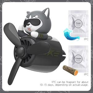 可爱汽车空气清新剂卡通飞行员汽车扩香器创意汽车装饰 - Product Image 1