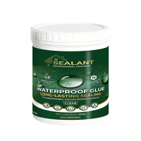 Colle liquide transparente imperméable pour rebords de fenêtre de salle de bain – Matériau anti-fuite et anti-infiltration