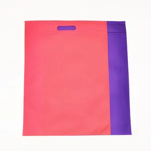 Non-woven d-cut fabric fold cloth bag