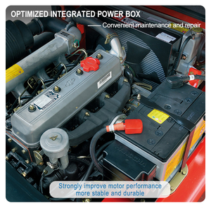 מלגזת דיזל Hangcha בעלת תו תקן CE ליצוא עם תורן תלת-שלבי מסדרת A, 3.5 טון, גובה הרמה 4500 מטר. - Product Image 2