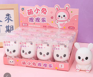 Juguete Antiestrés <span class=keywords><strong>de</strong></span> Conejito <span class=keywords><strong>de</strong></span> Dibujos Animados HY Toys12, Juguete <span class=keywords><strong>de</strong></span> Redes Sociales para Apretar y Aliviar el Estrés, Solo con Música, Solo para Niños, Tipo <span class=keywords><strong>de</strong></span> Producto: Piruleta - Product Image 5