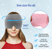 Capuchon de gel magique personnalisé pour la thérapie par le froid et le chaud Chapeau en gel pour le soulagement des maux de tête Masque enveloppant réutilisable pour la migraine