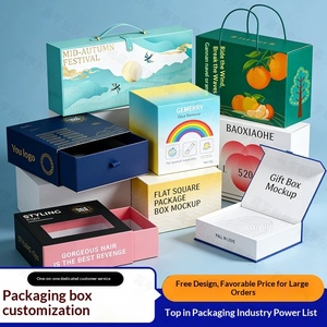 Custom White Cardboard <b>Boxes</b>, Pull-Out Gift <b>Sets</b>, Flip-<b>Top</b> & Handle Corrugated Packaging - Product Image 1