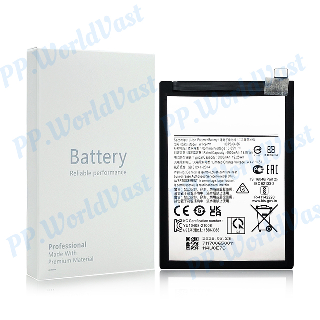 High Quality Original Mobile Phone Replacement Battery for Samsung Galaxy A04 A04E A14 4G Phones Battery 4900mAh WT-S-W1