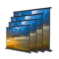 Écran de projection portable sur mesure 4:3, haute définition 4K, blanc, mini écran de projection de table, petit écran de projection mobile