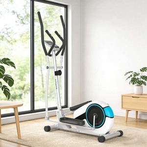 Futai 9901 Elliptical Cross <span class=keywords><strong>Trainer</strong></span>, Appareil de fitness d'intérieur, Mini-équipement compact pour hommes et femmes, Résistance magnétique, <span class=keywords><strong>Roue</strong></span> arrière - Product Image 3