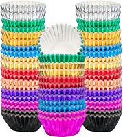 Vente en gros d'usine de moules à cupcakes en papier d'aluminium, personnalisation de moules à muffins colorés pour la cuisson, papier de qualité alimentaire et anti-graisse, moules à pâtisserie
