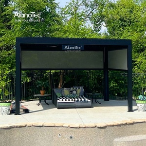 Gazebo électrique 3x3m 3x4m 4x6m avec toit motorisé, couverture <span class=keywords><strong>bioclimatique</strong></span>, <span class=keywords><strong>serre</strong></span> - Product Image 5