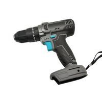 Perceuse électrique sans balais à 2 vitesses réglables, perceuse à percussion sans fil portable et rechargeable pour travaux de construction