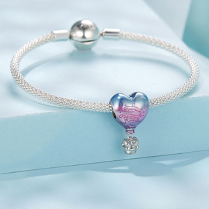 Ciondoli a Forma di Mongolfiera in Argento Sterling 925 100% per Creazione di Gioielli da Donna, Vendita all'Ingrosso - Product Image 3