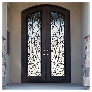 An Ninh Cao Rèn Sắt Cổng Với Chống Cắt Thanh Cho Ngân Hàng Lối Vào Bảo Vệ Tối Cao Thiết Kế Rắn Xây Dựng Rèn Sắt Cổng - Product Image 1