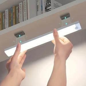 10cm/20cm/30cm/50cm mutfak altında şarj edilebilir LED dolap ışığı ing kablosuz hareket sensörü gece lambası dolap ışığı - Product Image 2