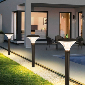 Luces Solares para Jardín, IP65 Impermeables, LED para Exteriores, 6000K Luz Diurna, Ángulo de Haz de 180°, Luces de Paisaje con Cuerpo de Aluminio - Product Image 6