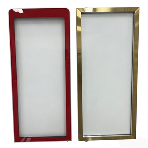 Réfrigérateur commercial à double température avec porte vitrée et refroidissement par air pour supermarchés, magasins de proximité, boissons, présentation claire - Product Image 5