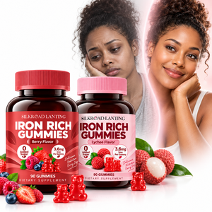 Factory Direct Adult Iron Rich <b>Gummies</b> with Natural Fruit Flavors for Daily Vitality and Balanced Nutrition Private Label - Product Image 1