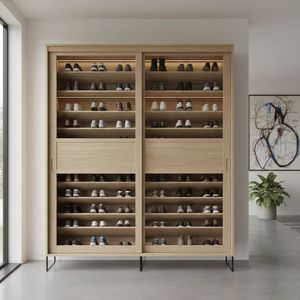Mobiletto Portascarpe Ultra-Sottile e Resistente, Moderno, Grande Capacità, con Apertura a Conchiglia, <span class=keywords><strong>Arredamento</strong></span> per <span class=keywords><strong>Soggiorno</strong></span> - Product Image 4