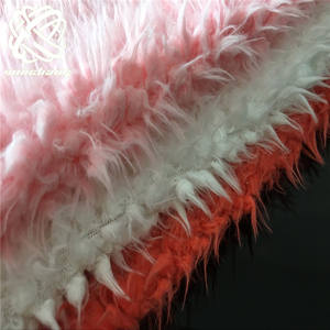 Оптовая продажа с фабрики, Lluma, мех льва, полиэстер, плюшевая ткань, пилинг, ПВ, плюшевая длинная ворсовая ткань из искусственного меха для куртки - Product Image 5