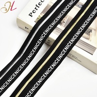 Chine prix d'usine ceinture élastique personnalisée double face velours lettre Jacquard haute élastique sous-vêtements sangle vêtements sangle