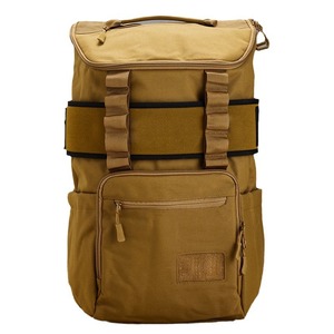 Sac à dos de randonnée transfrontalier 20 pouces vert militaire avec bretelles réglables pour sports de plein air unisexe couleur unie - Product Image 2