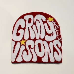<span class=keywords><strong>Bonnet</strong></span> Chapeau Pull en Jacquard Brodé 3D Automne Hiver, Chaud en Tricot Style Hip Hop Y2K, Casquette Anti-froid avec Motif Lettres pour Extérieur - Product Image 5