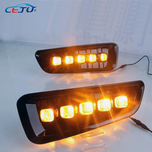 2Pcs DRL LED Daytime Running Lights Avec Clignotant Jaune Phare Antibrouillard Pour <span class=keywords><strong>Ford</strong></span> <span class=keywords><strong>Raptor</strong></span> SVT F150 2016 2017 2018 2019 2020 - Product Image 6
