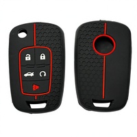 Étui de clé de voiture haut de gamme en silicone souple à 5 boutons, résistant aux rayures, pour Toyota Camry RAV4 Corolla