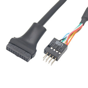 <b>Usb</b> <b>2.0</b> To <b>Usb</b> 3.0 Adapter <b>Cable</b> 9 Pin To 20 Pin Male Female Connector Data <b>Cable</b> For Computer Peripheral Connection - Product Image 1