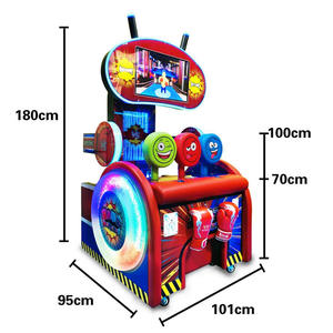 Plateau de jeu de boxe électronique en métal pour un joueur d'intérieur Machine à poinçonner et à marteaux à pièces pour 6 ans et plus à vendre - Product Image 3