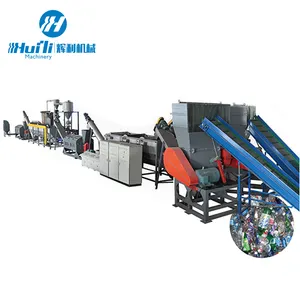 PP PVC Nylon PC Plastik PET Crusher Mesin Daur Ulang Plastik