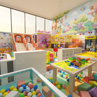 Aoleao - Parque Infantil Interior Personalizado con Tobogán, Piscina de Pelotas y Torre de Escalada para Niños, Juego Suave con Certificación CE, TUV y CPC