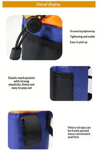 Bolsa Colgante Multifuncional, Duradera, de Gran Capacidad, Simple y Casual para Bicicleta Plegable, para Botella de Agua, Vaso, Almacenamiento en el Manillar - Product Image 4