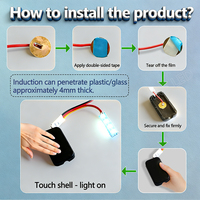 Module de commutation à capteur tactile 3.7V-24V, variateur LED, composant actif pour lampes DJ, bouton tactile intelligent personnalisé