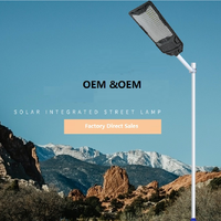 LaiHong Garantie de 5 ans Prix de gros Éclairage LED 60W ~ 400W Lampadaire solaire tout-en-un étanche IP65 & ABS + PC & Energy-Save