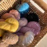 Fil de cachemire pur brossé Lotus Yarns, cachemire pur de Mongolie de haute qualité, moelleux, poids fin, pour tricot à la main de pulls