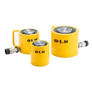 בוכנות הידראוליות GLM 75 טון, מקבילות ל-Enerpac, נמוכות גובה פעולה, פעולה בודדת, מופעלות ידנית/חשמלית/במשאבת אוויר, דגם RCS75-50, 50 מ\"מ - Product Image 2