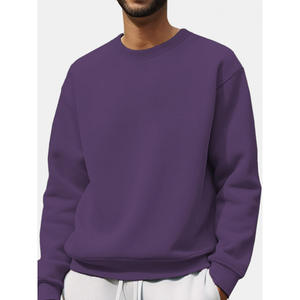 Sudadera Unisex Extra Grande con Cuello Redondo, 300 g/m², 100% Algodón, Forro Transpirable, Diseño Sólido, Tejido de Punto, Primavera - Product Image 1