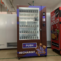 Distributeur automatique de collations et de boissons en libre-service 24 heures sur 24 avec pépites de chocolat maintenant disponible à la vente OEM ODM