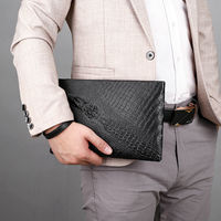 Sac à main d'affaires en cuir véritable pour homme 2026 OEM avec fermeture à glissière, grande capacité, antivol, imperméable, portable