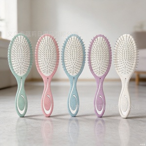 Peigne à aiguilles en paille de blé Yunli, 13 cm, portable, avec coussin de massage, pour usage général - Product Image 1