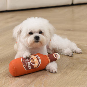 Gran oferta, botella de juguete de peluche para perros, cerveza, juego de mascotas, juguetes para masticar para pequeña tienda de mascotas - Product Image 2