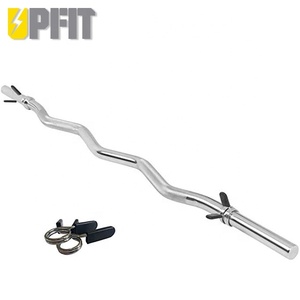 <span class=keywords><strong>Barra</strong></span> <span class=keywords><strong>EZ</strong></span> Curl para Gimnasio UPFIT, <span class=keywords><strong>Barra</strong></span> Estándar de 1 Pulgada, 1.2 m de Longitud, 10 kg, <span class=keywords><strong>Barra</strong></span> para Levantamiento de Pesas y Curl de Bíceps, Collares de Resorte, Unisex - Product Image 3