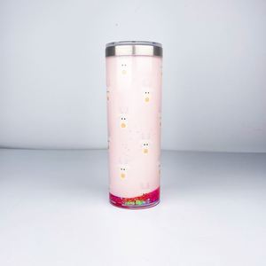 Vaso de 20 oz para sublimación DIY con purpurina, tipo globo de nieve, para café, con diseño de tablero de historias - Product Image 3