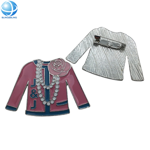 Nuovissimo maglione in smalto rosa e blu Jack e Jill Of America spilla per gioielli confraternita greca 1938 JJ spilla con risvolto regalo di sorellanza - Product Image 2