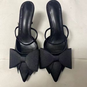 American Fashion Slingback Sexy Heels Women's <b>Pumps</b> Shoes with Bows - Product Image 5