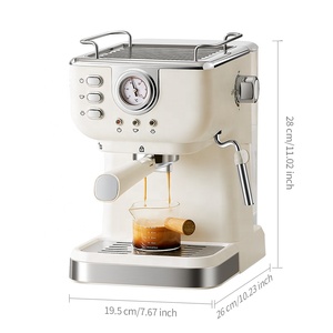 Hot Sale Stainless Steel Semi-Automatic <b>Espresso</b> Coffee Machine 20Bar Brew System for Home Use Automatic Coffee Machine - Product Image 5
