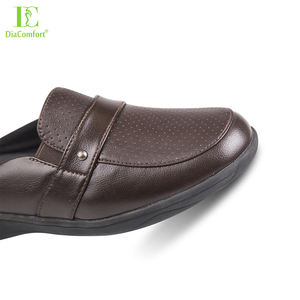 Mode microfibre semelle extérieure en caoutchouc supérieure Mules chaussures orthopédiques Slip chaussures diabétiques pour les femmes - Product Image 5