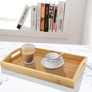 Mộc Mạc tùy chỉnh tre phục vụ Khay làm tổ bằng gỗ khay tre khay gỗ - Product Image 3