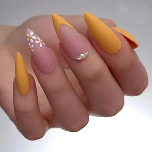 <span class=keywords><strong>Uñas</strong></span> <span class=keywords><strong>Acrílicas</strong></span> Artificiales al por Mayor OEM, Kit de <span class=keywords><strong>Uñas</strong></span> Postizas Simples, <span class=keywords><strong>Uñas</strong></span> Francesas Cuadradas de Bailarina Personalizadas para Presionar y Colocar en los Dedos - Product Image 5