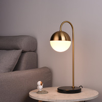 Lampe de chevet avec avion doré, luminaire de Table, décoration d'hôtel, style marbre, nouvelle collection